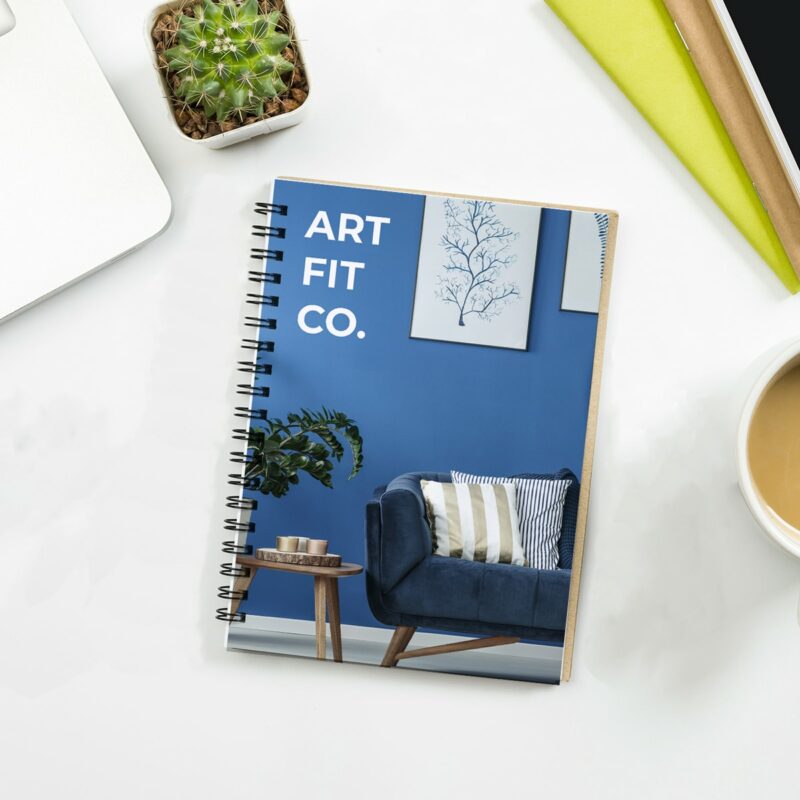 Metal spiral binding