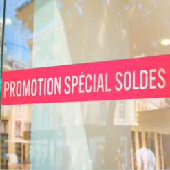 Sticker vitrine soldes