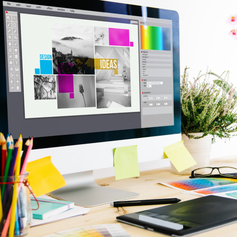 Illustration of free drawing software