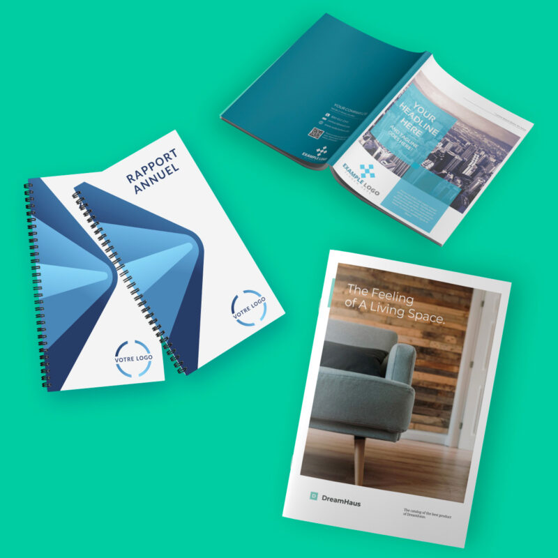 Page D'Accueil 11 En tant que professionnel, vous avez forcément besoin d’imprimer en ligne des supports afin de communiquer, d’informer le public ou de travailler plus efficacement. Chez copymage, imprimerie en ligne dédiée aux entreprises, nous vous proposons de nous charger de tous vos projets d’impression, et de vous livrer vos supports sur le lieu de votre choix, le tout en un temps record. N’attendez plus et contactez votre imprimeur en ligne pour que nous discutions ensemble de tous vos projets! Brochures dossiers 1200x1200 3